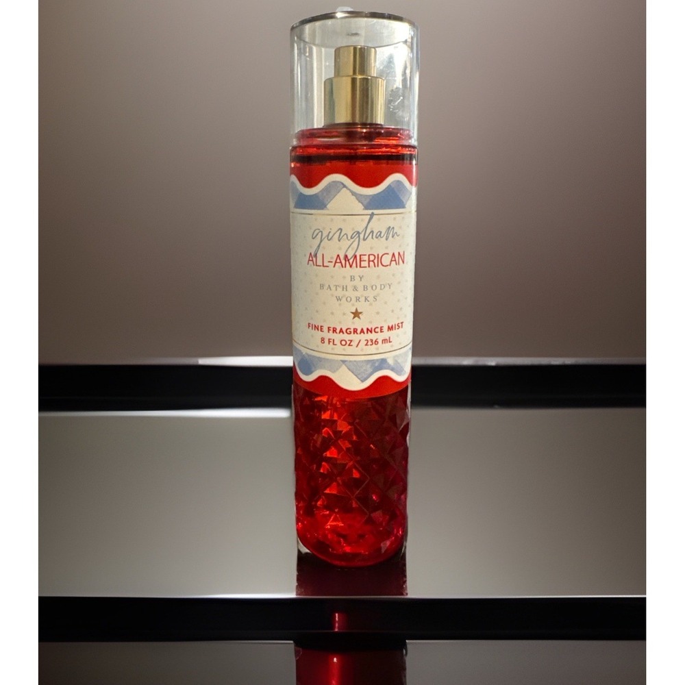 1 NEW BATH & BODY WORKS GINGHAM ALL AMERICAN FINE FRAGRANCE MIST BODY SPRAY 8 OZ